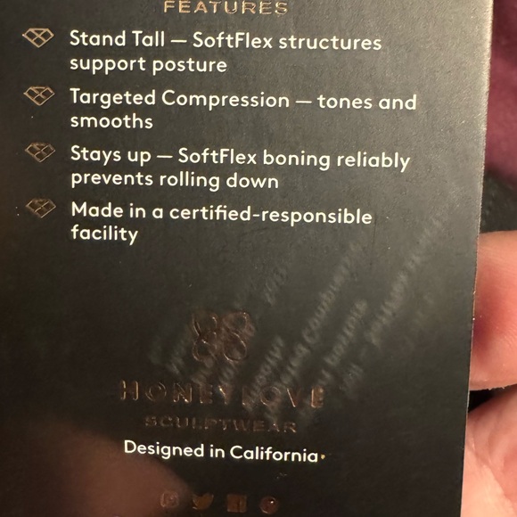 Black Shapewear Bodysuit with Sheer Panels and Structured Cups - Picture 14 of 16